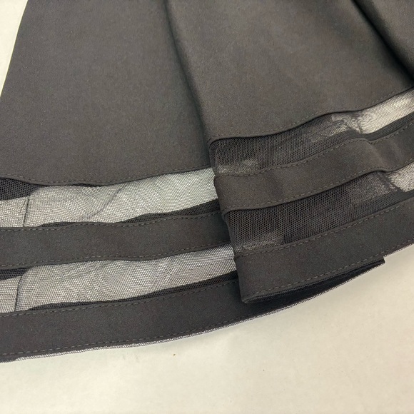 New! Calvin Klein illusion mesh bow front girls formal black dress - Picture 2 of 9